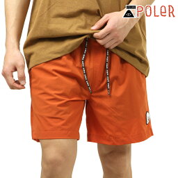 ポーラー メンズ ショートパンツ 正規販売店 POLER ボトムス ハーフパンツ STRETCH 2WAY HYBRID SHORTS DC 241MCV0129-ORG ORANGE