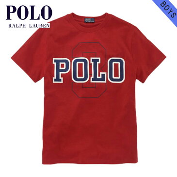 ポロ ラルフローレン キッズ Tシャツ 子供服 正規品 POLO RALPH LAUREN CHILDREN 半袖Tシャツ Short-Sleeved Polo Graphic Tee #19150646 RED D15S25 父の日