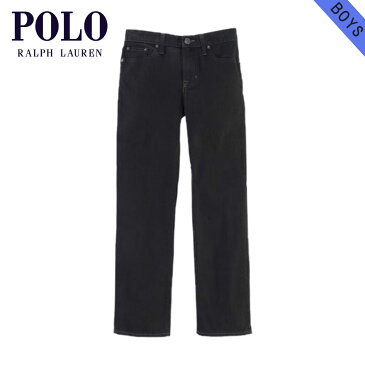 35%OFFセール 【販売期間 12/4 20:00〜12/11 1:59】 ポロ ラルフローレン キッズ POLO RALPH LAUREN CHILDREN 正規品 子供服 ボーイズ ジーンズ Baker Black Wash Slim Fit Jean #21589306 ベルト無し BLACK D30S40