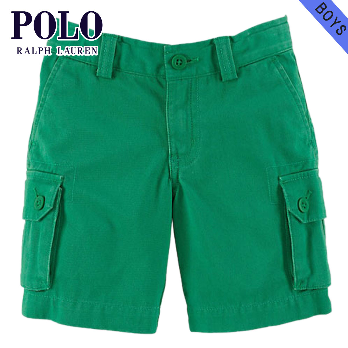 ポロ ラルフローレン キッズ ショートパンツ ボーイズ 子供服 正規品 POLO RALPH LAUREN CHILDREN ボトムス Cotton New Gellar Cargo Short #32054416 ベルト無し D00S20