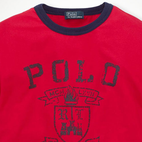 ポロ ラルフローレン キッズ Tシャツ 子供服 正規品 POLO RALPH LAUREN CHILDREN 半袖Tシャツ Cotton Ringer Tee #32054476 D20S30 父の日