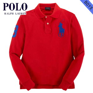 【ポイント10倍 12/4 20:00〜12/11 01:59まで】 ポロ ラルフローレン キッズ POLO RALPH LAUREN CHILDREN 正規品 子供服 ボーイズ 長袖ポロシャツ CUSTOM-FIT BIG PONY SHIRT 37716606 D20S30