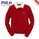 ポロ ラルフローレン キッズ セーター ガールズ 子供服 正規品 POLO RALPH LAUREN CHILDREN CABLE-KNIT COTTON PULLOVER 48617306 D20S30