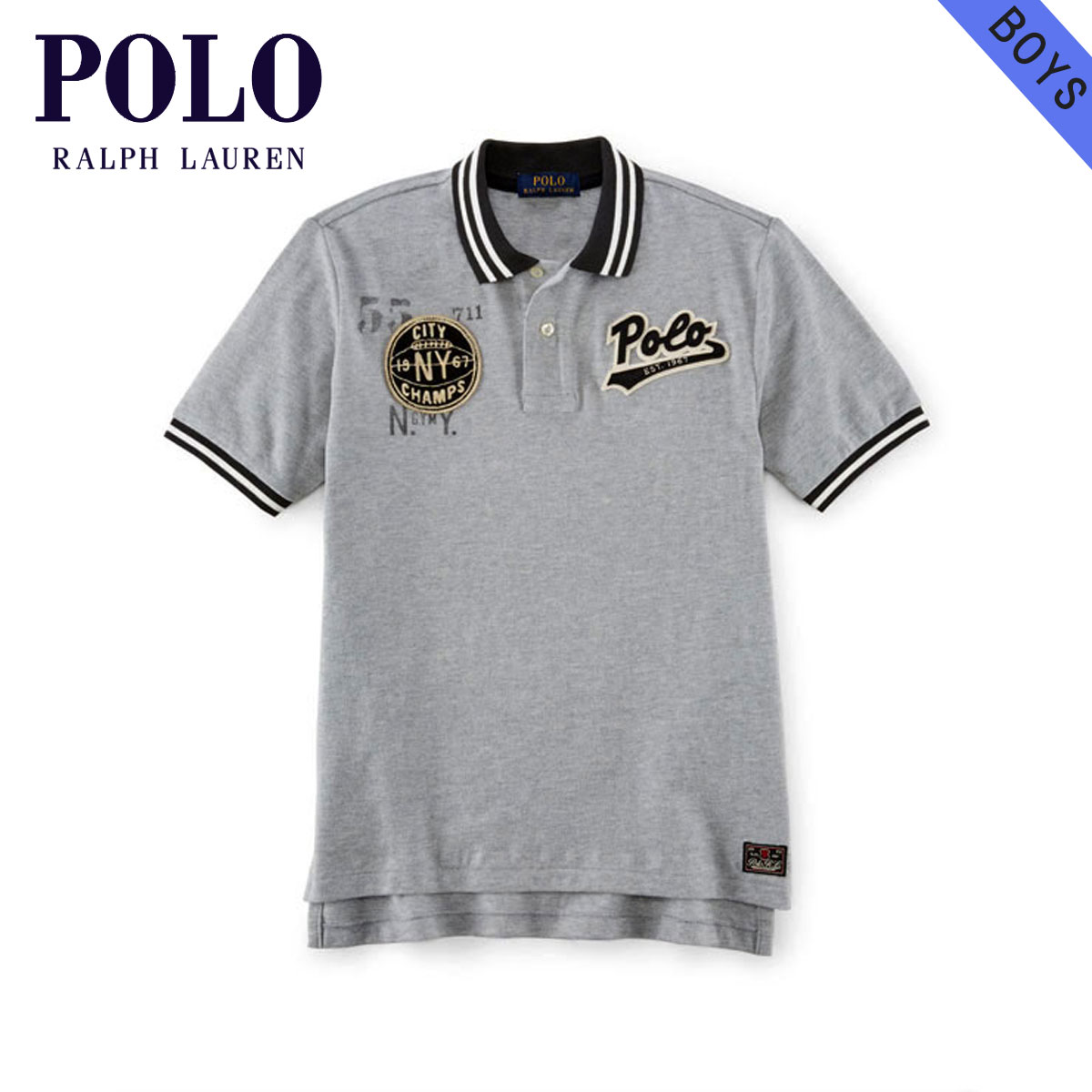  ポロ ラルフローレン キッズ POLO RALPH LAUREN CHILDREN 正規品 子供服 ボーイズ ポロシャツ COTTON MESH BASEBALL POLO 84207016 D00S20