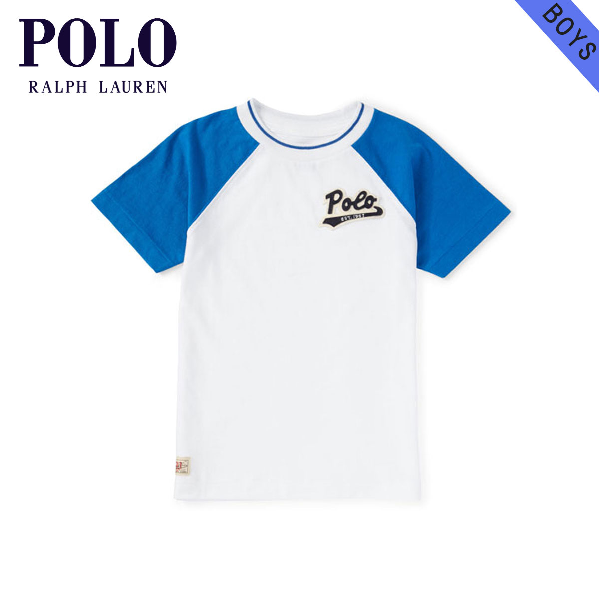 ポロ ラルフローレン キッズ Tシャツ 子供服 正規品 POLO RALPH LAUREN CHILDREN 半袖Tシャツ COTTON JERSEY BASEBALL TEE 84913216 D00S20