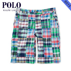 ݥ ե å 硼ȥѥ ܡ Ҷ  POLO RALPH LAUREN CHILDREN ܥȥॹ COTTON PATCHWORK SHORT 84912986 D00S20