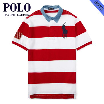 30%OFFセール 【販売期間 8/19 20:00〜8/23 1:59】 ポロ ラルフローレン キッズ POLO RALPH LAUREN CHILDREN 正規品 子供服 ボーイズ ポロシャツ BIG PONY BORDER S/S POLO 323604788003 D00S20