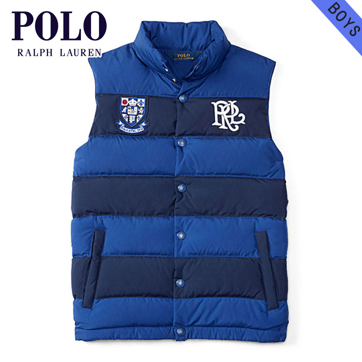 30%OFFクーポンセール 【利用期間 4/9 20:00〜4/16 01:59】 ポロ ラルフローレンキッズ POLO RALPH LAUREN CHILDREN 正規品 子供服 ボーイズ ベスト QUILTED DOWN VEST 97216246 D00S20 2022