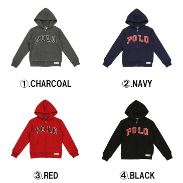 ポロ ラルフローレンキッズ POLO RALPH LAUREN CHILDREN 正規品 子供服 ボーイズ ロゴフーディー ジップアップパーカー Cotton-Blend-Fleece Hoodie