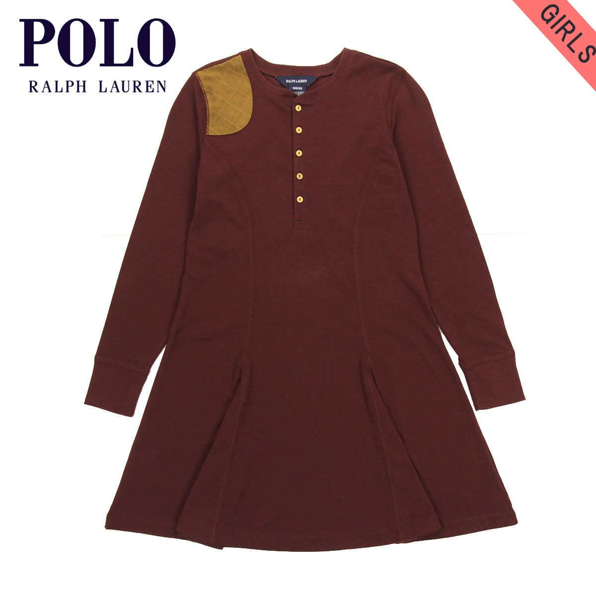 【ポイント10倍 5/9 20:00～5/16 1:59】 ポロ ラルフローレン キッズ POLO RALPH LAUREN CHILDREN 正規品 子供服 ガールズ 長袖ドレスシャツ Henley