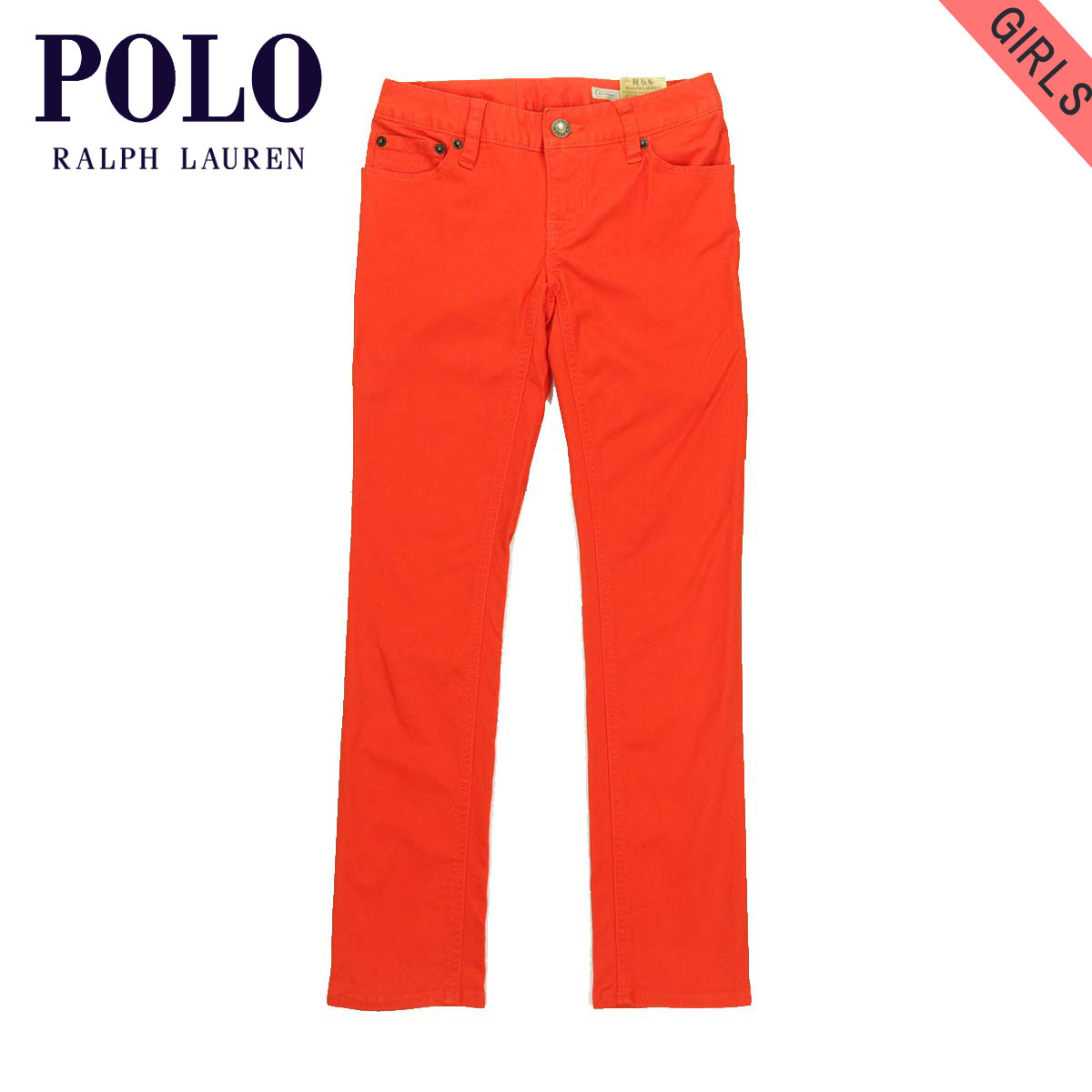 ポロ ラルフローレン キッズ ジーンズ ガールズ 子供服 正規品 POLO RALPH LAUREN CHILDREN ジーパン Colored Bowery Skinny Jean #22469606 ベルト無し D20S30