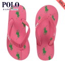 ポロ ラルフローレン キッズ サンダル ガールズ 子供服 正規品 POLO RALPH LAUREN CHILDREN Amino Flip-Flop #16512226