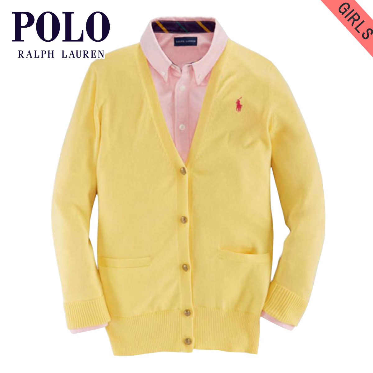 ポロ ラルフローレン キッズ セーター ガールズ 子供服 正規品 POLO RALPH LAUREN CHILDREN カーディガン SLOUCHY C 父の日 プレゼント ラッピング