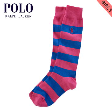 ポロ ラルフローレン キッズ ソックス ガールズ 子供服 正規品 POLO RALPH LAUREN CHILDREN 靴下 RUGBY KNEE-HIGH SOCKS 11776413