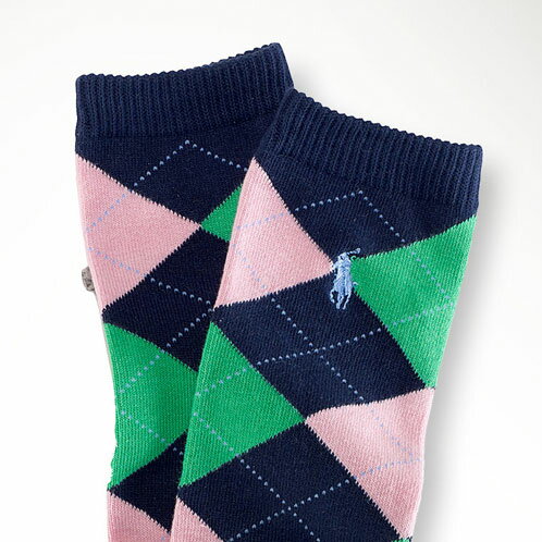 ポロ ラルフローレン キッズ ソックス ガールズ 子供服 正規品 POLO RALPH LAUREN CHILDREN 靴下 ARGYLE KNEE-HIGH SOCKS 23027176