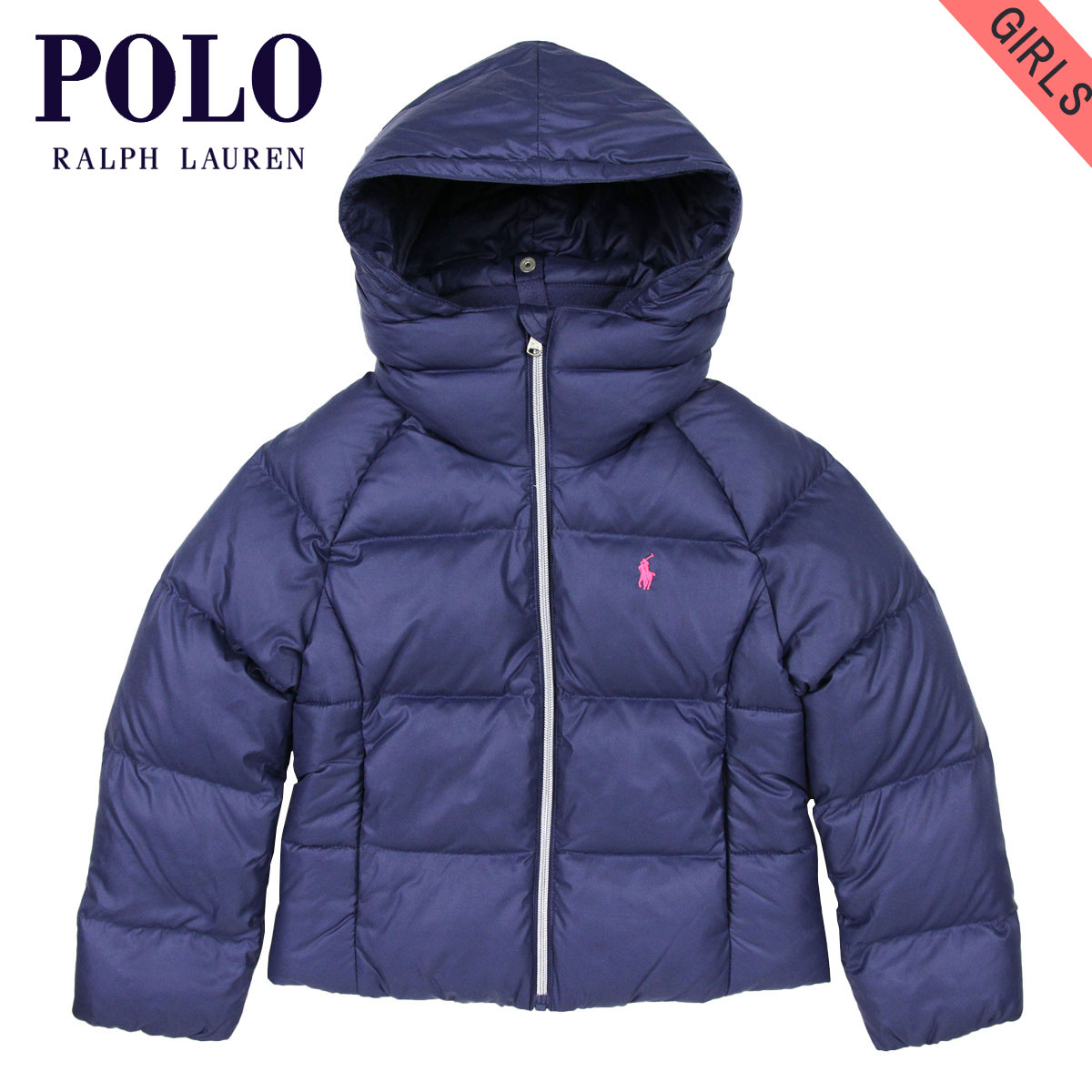 ポロ ラルフローレン キッズ ダウンジャケット ガールズ 子供服 正規品 POLO RALPH LAUREN CHILDREN アウタージャケット QUILTED DOWN JACKET 66152466 D20S30 父の日 プレゼント ラッピング