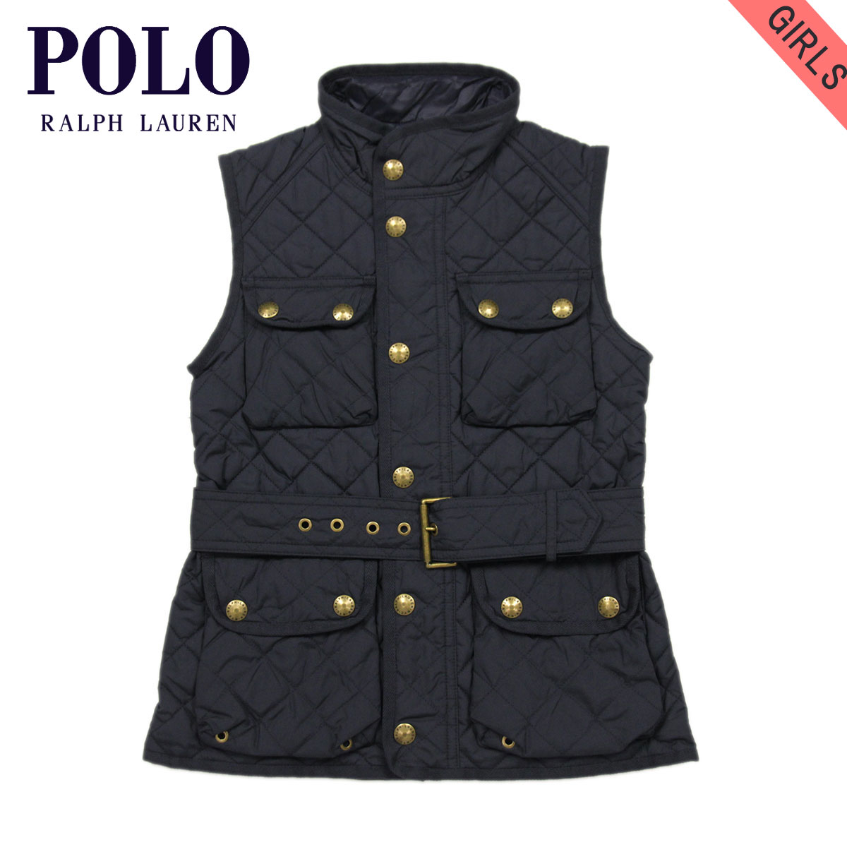 ポロ ラルフローレンキッズ POLO RALPH LAUREN CHILDREN 正規品 子供服 ガールズ ダウンベスト QUILTING VEST 313613322001 D00S20