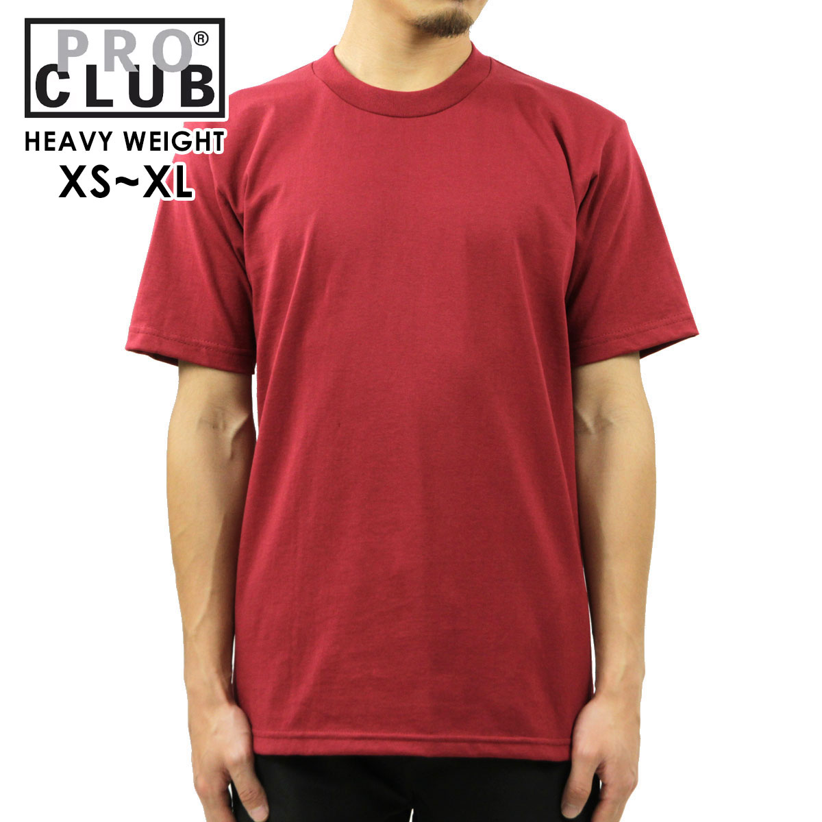 ֥ʥ쥯ȥå MIXON㤨֥ץ T   PROCLUB ȾµT 롼ͥåT HEAVY WEIGHT COTTON SHORT SLEEVE CREW NECK T-SHIRT BURGUNDY #101 礭פβǤʤ1,580ߤˤʤޤ