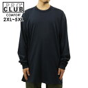 プロクラブ ロンT メンズ 正規品 PROCLUB 長袖Tシャツ クルーネックTシャツ 大きいサイズ COMFORT COTTON LONG SLEEVE T-SHIRT NAVY 119