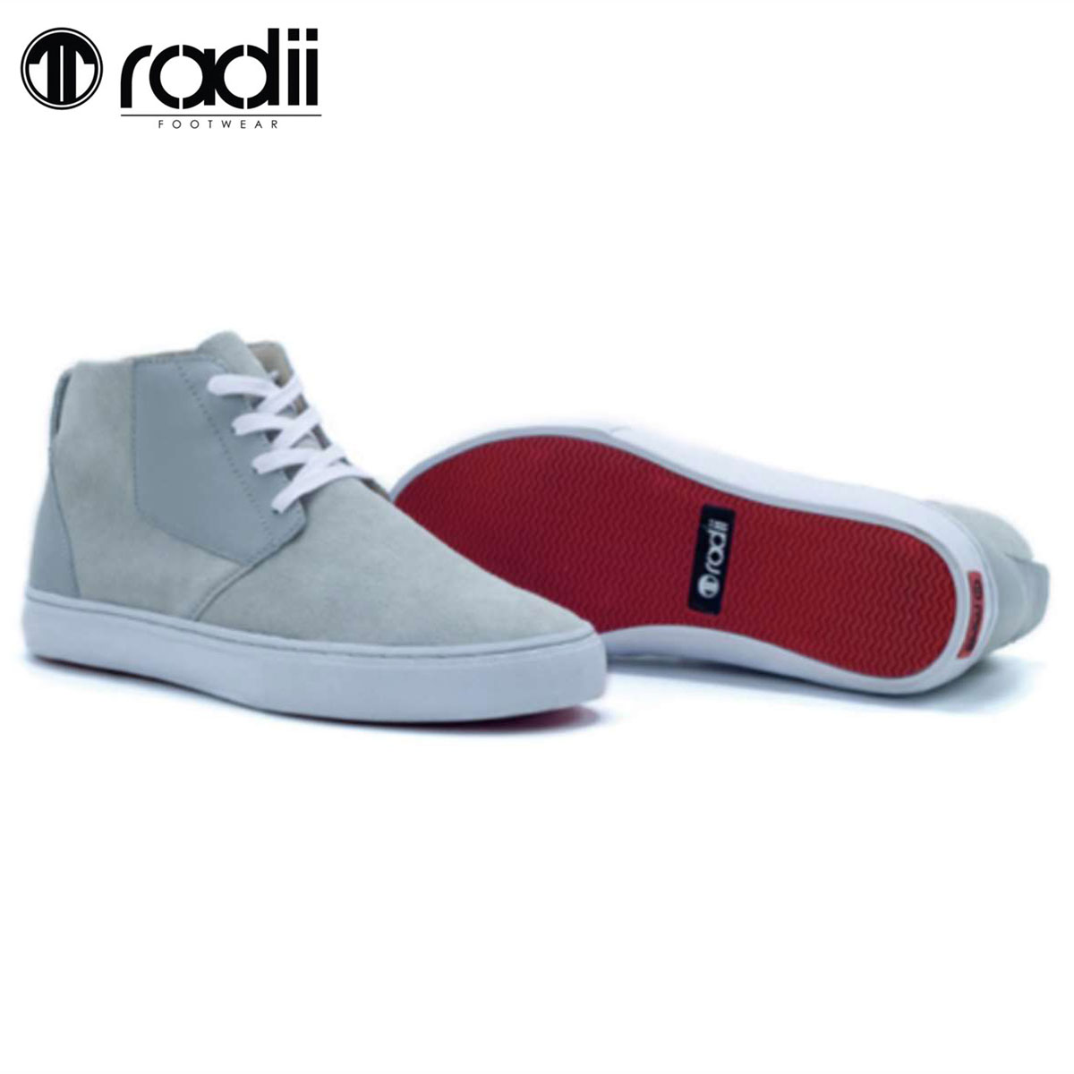 ラディアイ RADII 正規販売店 スニーカー HAMPYTON FM1028 GREY SUEDE D40S50