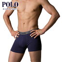 ポロ ラルフローレン POLO RALPH LAUREN 正規品 メンズ ボクサーブリーフ Stretch Cotton Boxer Brief #3930775 ネイビー D40S50