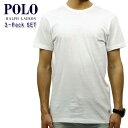 ポロ ラルフローレン POLO RALPH LAUREN 正規品 メンズ 半袖クルーネックTシャツ アンダーシャツ CREW TEE 3-PACK ※梱包の都合上開梱した商品の返品・交換は不可能です。