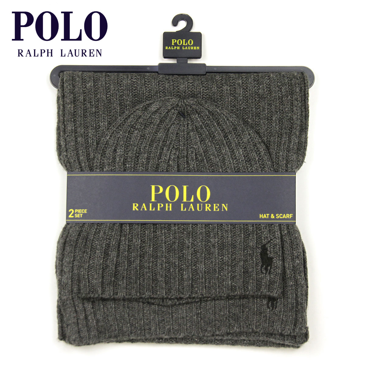 ポロ ラルフ ローレン ポロ ラルフローレン セット マフラー ニットキャップ メンズ レディース 正規品 POLO RALPH LAUREN マフラー 帽子セット KNIT SCARF