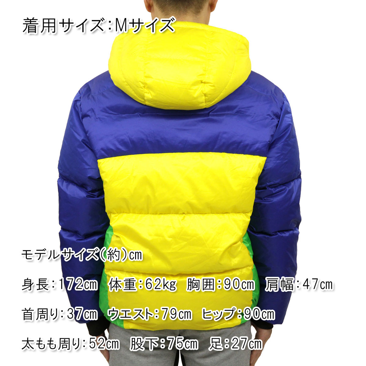 ポロ ラルフローレン ダウンジャケット メンズ 正規品 POLO RALPH LAUREN アウター フード付き ジャケット COLOUR-BLOCK QUILTED SHELL HOODED DOWN JACKET