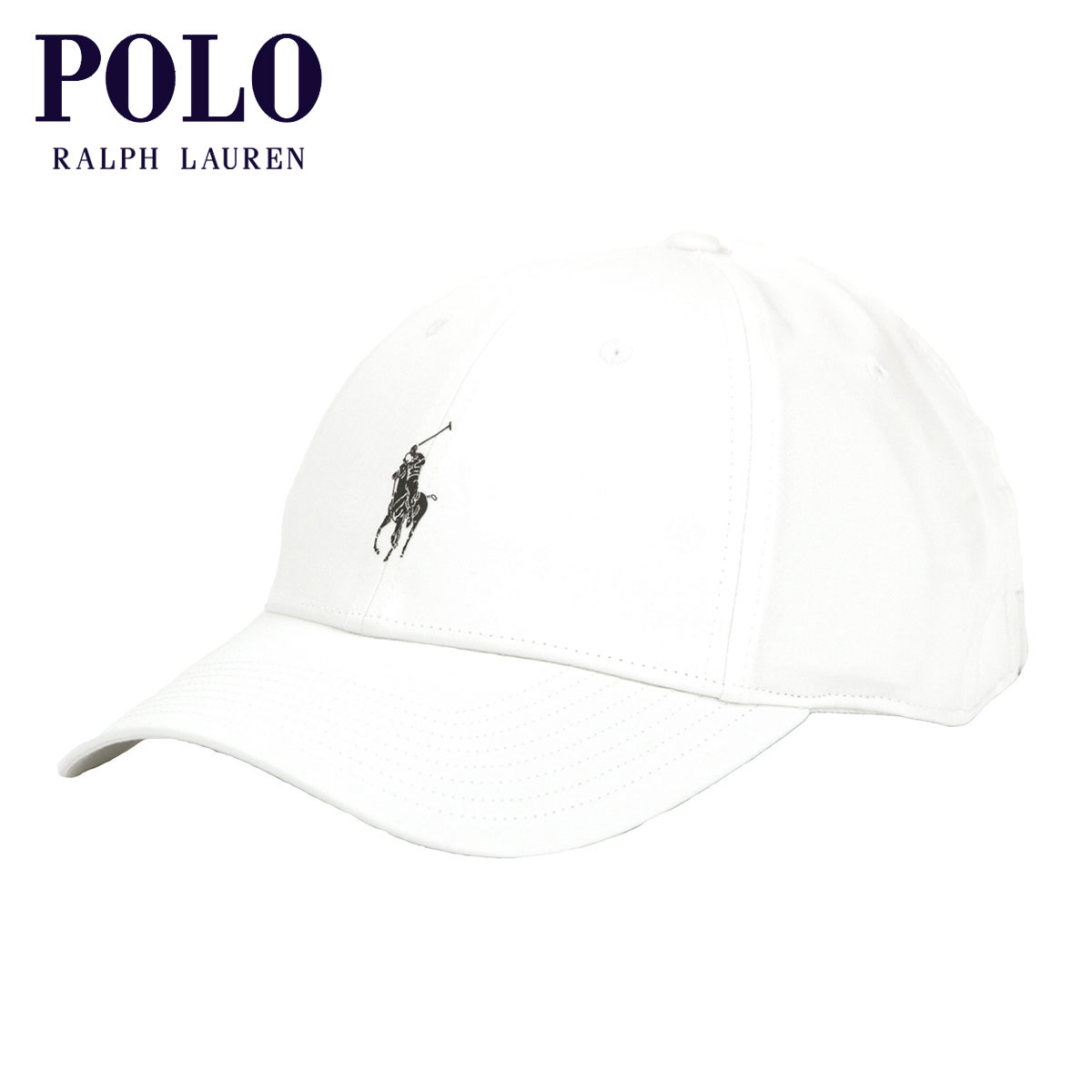 ポロ ラルフ ローレン ポロ ラルフローレン キャップ メンズ レディース 正規品 POLO RALPH LAUREN 帽子 ベースボールキャップ PERFORMANCE PONY CAP H214SC77 WHITE