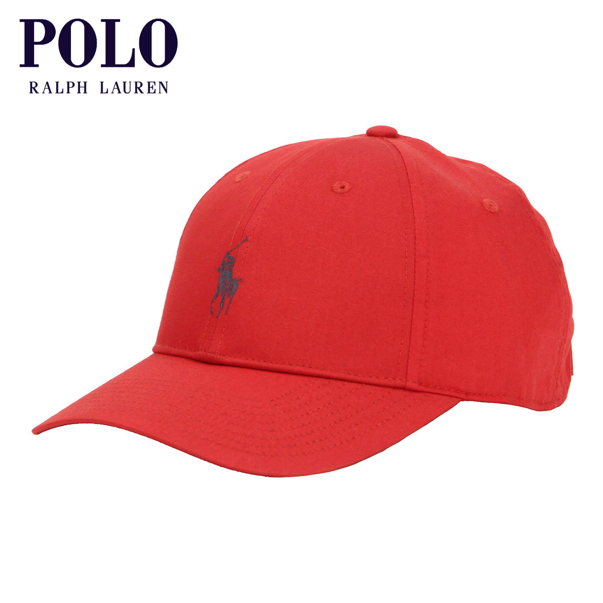ポロ ラルフ ローレン ポロ ラルフローレン キャップ メンズ レディース 正規品 POLO RALPH LAUREN 帽子 ベースボールキャップ PERFORMANCE PONY CAP H214SC77 RL 2000 RED