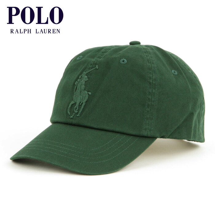 ポロ ラルフローレン キャップ メンズ レディース 正規品 POLO RALPH LAUREN 帽子 ビッグポニー ベースボールキャップ BIG PONY CHINO CAP H214SC02 COLLEGE GREEN