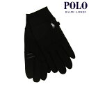 ラルフローレン　手袋（メンズ） ポロ ラルフローレン 手袋 メンズ レディース 正規品 POLO RALPH LAUREN 手ぶくろ COMMUTER TOUCH GLOVE PG0138 001 BLACK