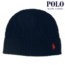 ポロ ラルフローレン メンズ レディース ニットキャップ 正規品 POLO RALPH LAUREN ケーブルニット ニット帽 ビーニー CLASSIC CABLE BEANIE PC0792 433 NEWPORT NAVY