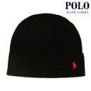 ポロ ラルフローレン メンズ レディース ニットキャップ 正規品 POLO RALPH LAUREN ケーブルニット ニット帽 ビーニー CLASSIC CABLE BEANIE PC0792 001 BLACK