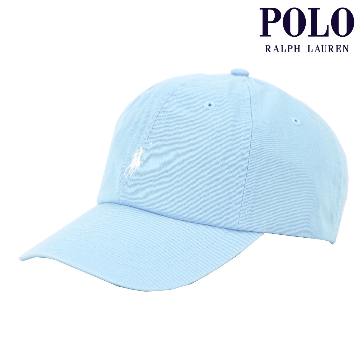 ポロ ラルフ ローレン ポロ ラルフローレン メンズ レディース キャップ 正規品 POLO RALPH LAUREN 帽子 ロゴ ポニー CLASSIC SPORTS CAP LIGHT BLUE 710667709 父の日 プレゼント ラッピング