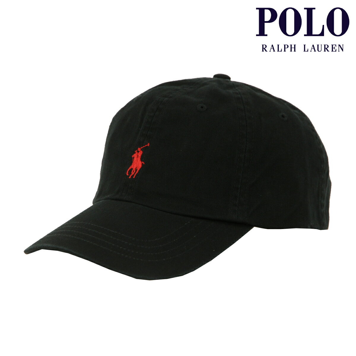 ポロ ラルフ ローレン ポロ ラルフローレン メンズ レディース キャップ 正規品 POLO RALPH LAUREN 帽子 ロゴ ポニー CLASSIC SPORTS CAP BLACK 710548524 父の日 プレゼント ラッピング
