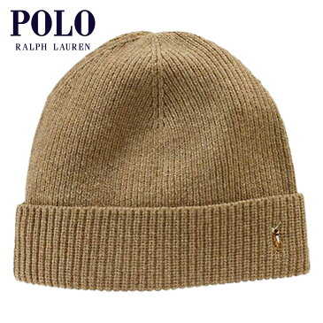 50%OFFクーポンセール 【利用期間 9/4 20:00〜9/11 1:59】 ポロ ラルフローレン POLO RALPH LAUREN 正規品 ニットキャップ MERINO WOOL WATCH CAP ベージュ