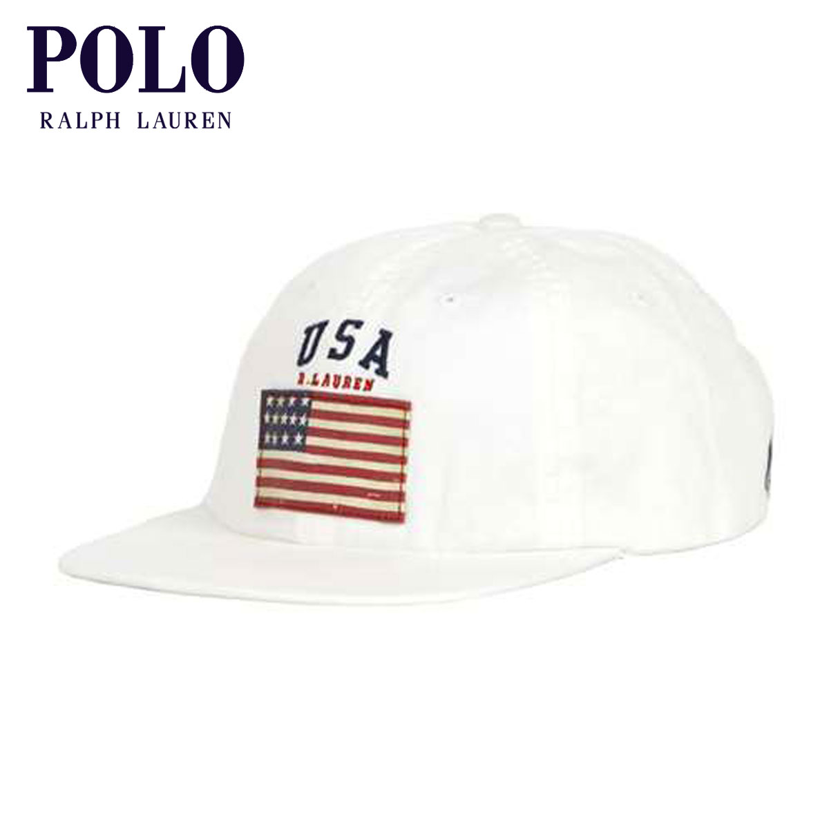 | t[ POLO RALPH LAUREN Ki Xq Lbv USA Flag Hat zCg D00S20