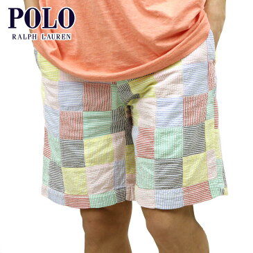 ポロ ラルフローレン ショートパンツ メンズ 正規品 POLO RALPH LAUREN ボトムス SEERSUCKER PATCHWORK SHORTS D00S20