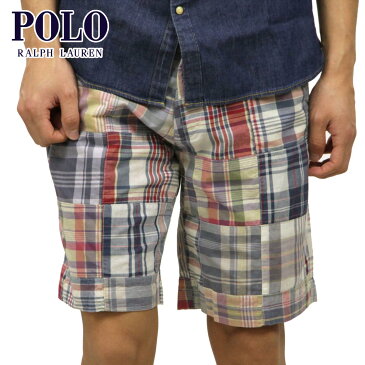 ポロ ラルフローレン ショートパンツ メンズ 正規品 POLO RALPH LAUREN ボトムス MADRAS PATCHWORK SHORTS D20S30