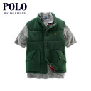 【販売期間 12/08 10:00?12/21 9:59】 ポロ ラルフローレン POLO RALPH LAUREN 正規品 メンズ ベスト TARTAN-LINED FLEECE VEST GREEN