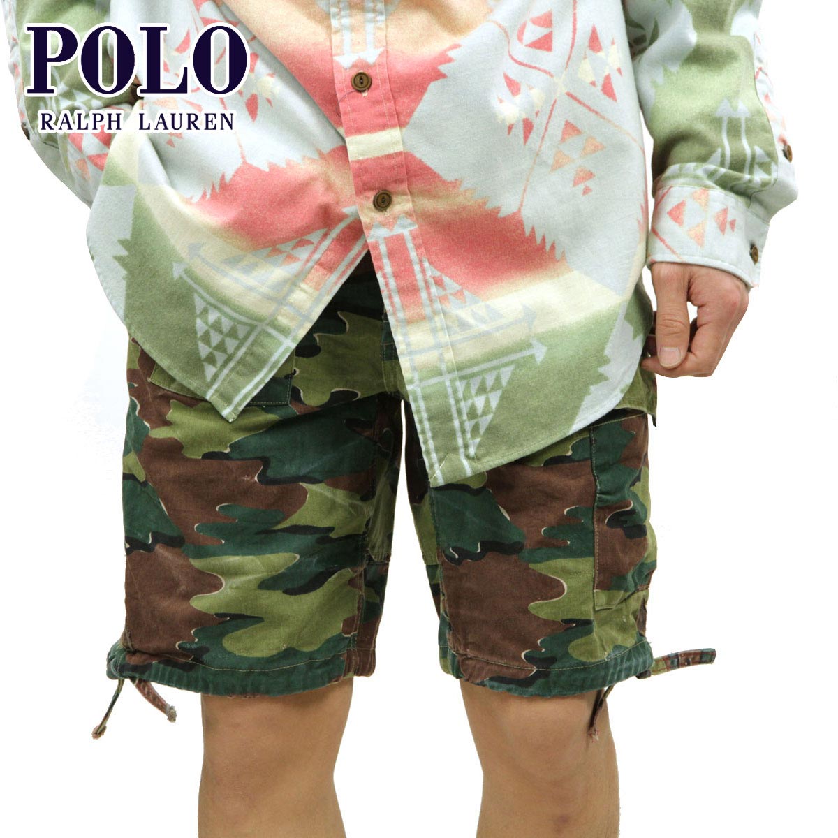  ポロ ラルフローレン ショートパンツ メンズ 正規品 POLO RALPH LAUREN ボトムス Camo-Print Corporal Short