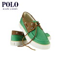 ポロ ラルフローレン POLO RALPH LAUREN 正規品 メンズ キャンパスデッキシューズ Rylander Canvas Boat Shoe GREEN D20S30