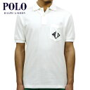 ポロ ラルフローレン ポロシャツ メンズ 正規品 POLO RALPH LAUREN 半袖ポロシャツ Classic-Fit Monogram Polo WHITE D20S30