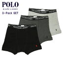 ポロ ラルフローレン POLO RALPH LAUREN 正規品 メンズ ボクサーブリーフ3パック アンダーウェア 3 PACK P3 CLASSIC FIT BOXER BRIEFS NCBBP3 9OD ANDOVER HEATHER/MADISON HEATHER/POLO BLACK