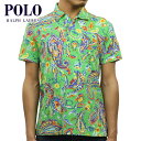 ポロ ラルフローレン ポロシャツ メンズ 正規品 POLO RALPH LAUREN 半袖ポロシャツ Custom-Fit Bright Paisley Po