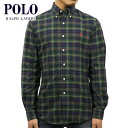 40%OFFセール 【販売期間 1/14 12:00〜1/16 01:59】 ポロ ラルフローレン シャツ メンズ 正規品 POLO RALPH LAUREN 長袖シャツ Custom-Fit Plaid Oxford Checked Shirt D20S30