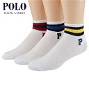 ラルフローレン 靴下 メンズ ポロ ラルフローレン POLO RALPH LAUREN 正規品 ソックス TECHNICAL SPORT QUARTER SOCKS 3-Pack