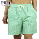 40%OFFセール 【販売期間 6/3 20:00~6/11 1:59】 ポロ ラルフローレン POLO RALPH LAUREN 正規品 メンズ スイムパンツ 6" SEERSUCKER TRAVELER TRUNK D00S20 父の日 プレゼント ラッピング