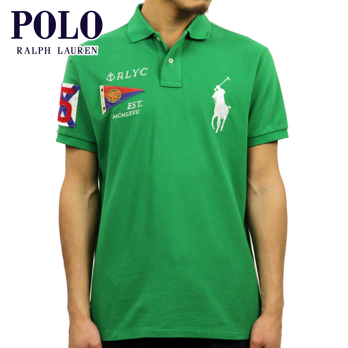 40%OFFセール  ポロ ラルフローレン ポロシャツ メンズ 正規品 POLO RALPH LAUREN 半袖ポロシャツ FLAG BIG PONY POLO D00S20 父の日 プレゼント ラッピング